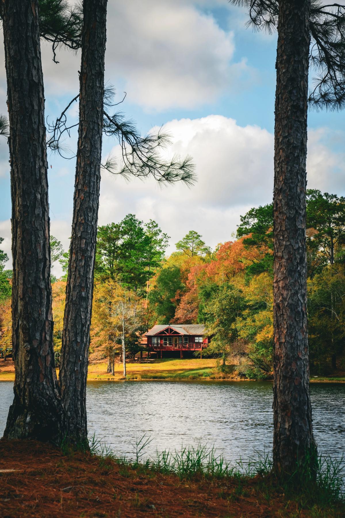 Waterfront campsites along Flint Creek lake