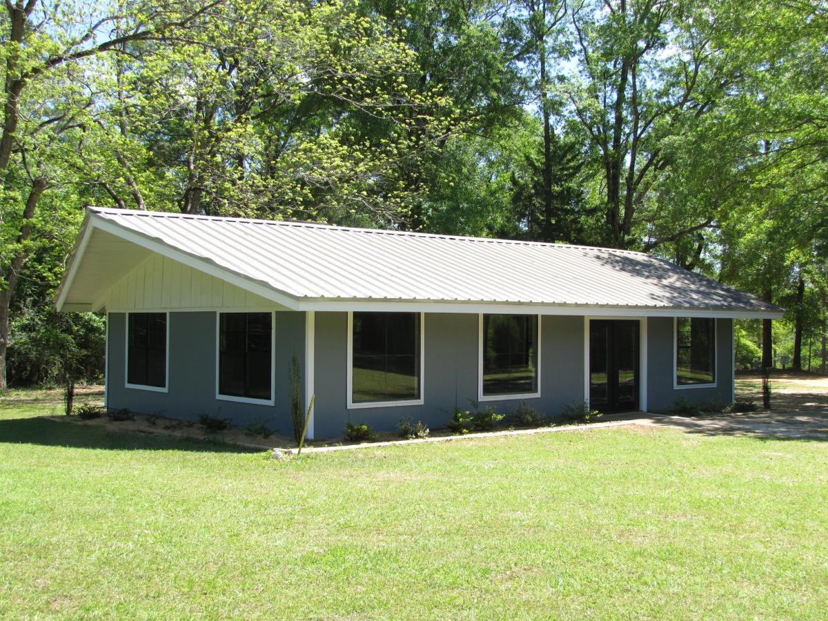 A lodge hall and shelter for events