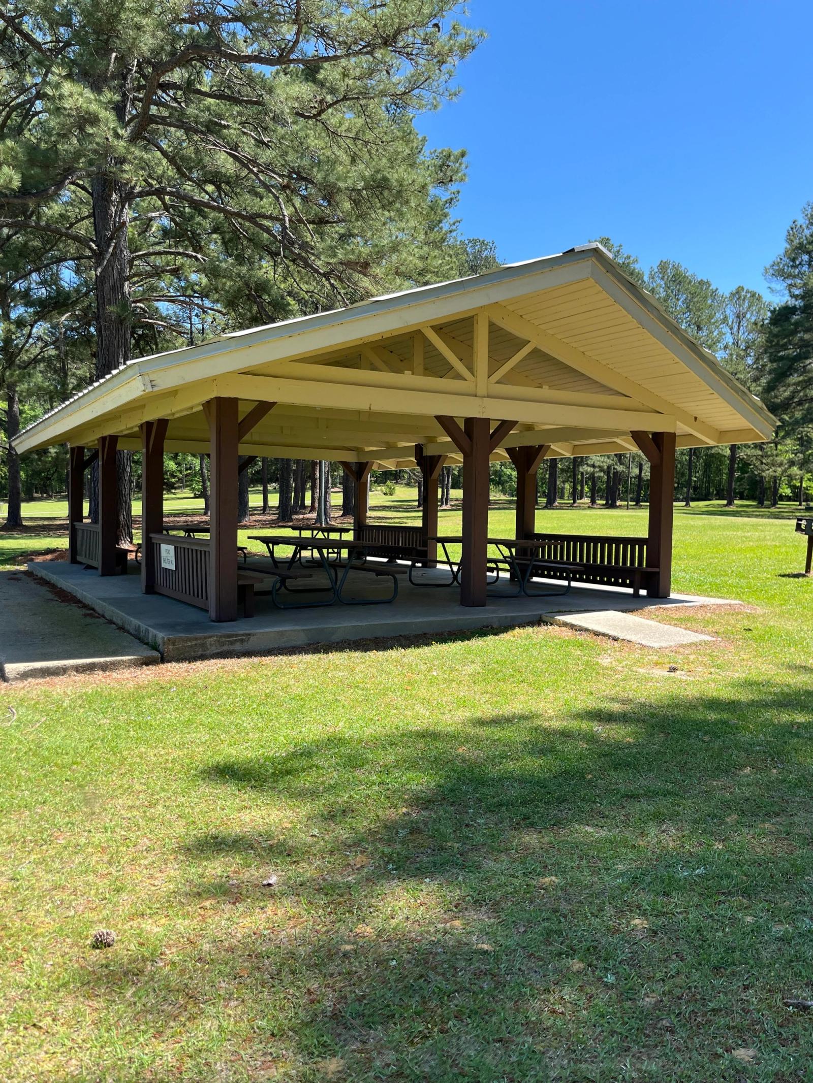 Archusa Creek Water Park lake near Quitman, Mississippi