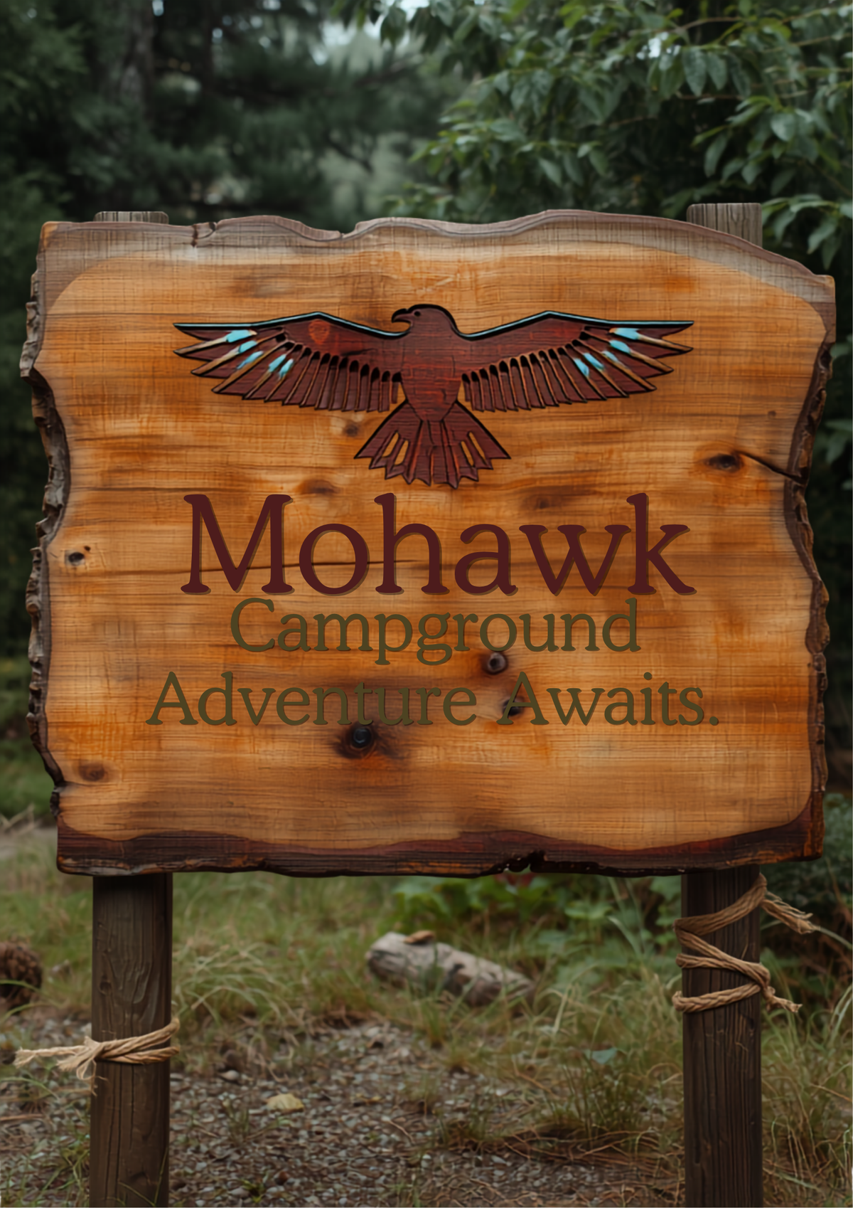 Mohawk campground loop near the Flint Creek swim beach