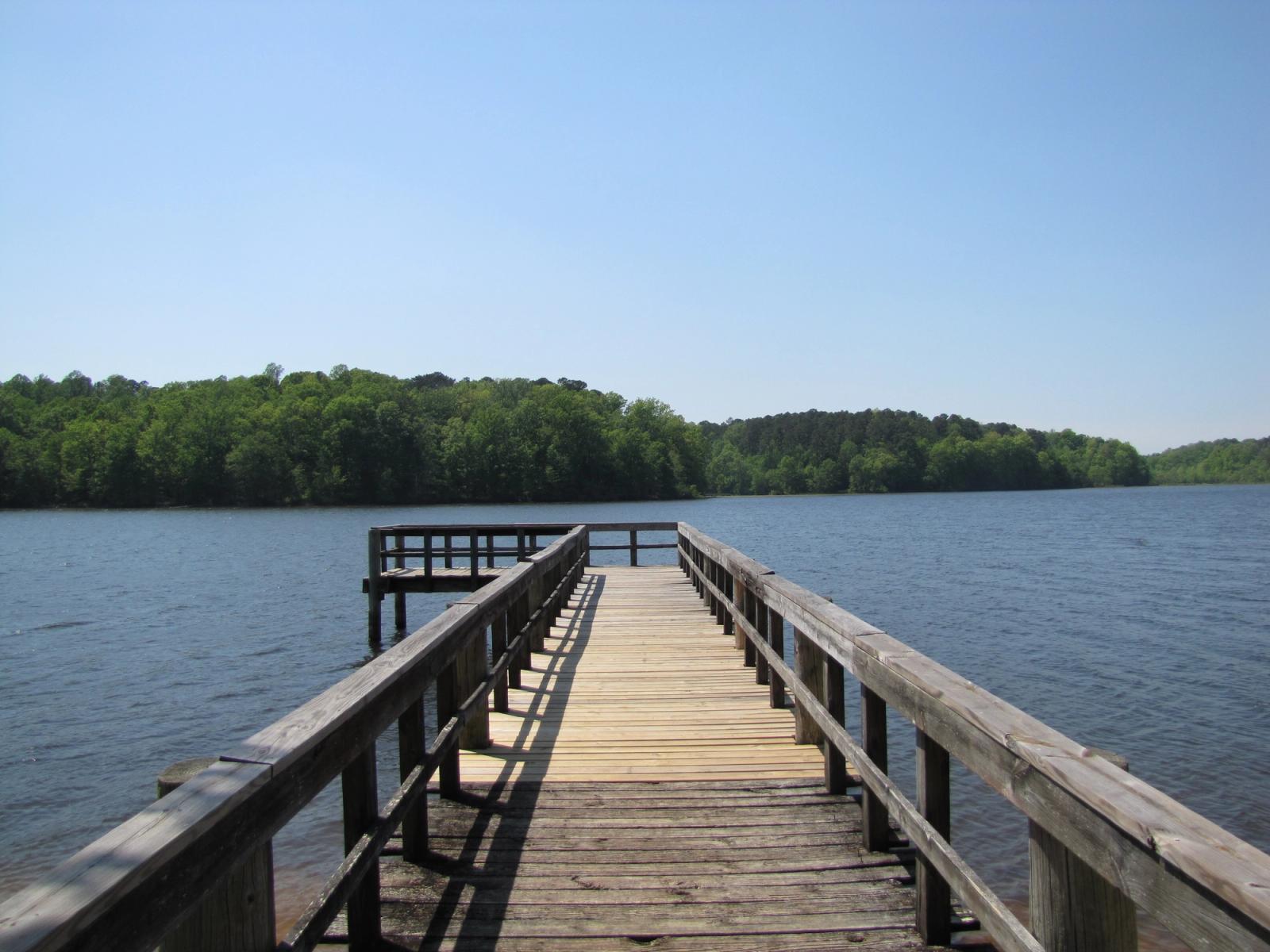 Turkey Creek Water Park lake near Decatur, Mississippi