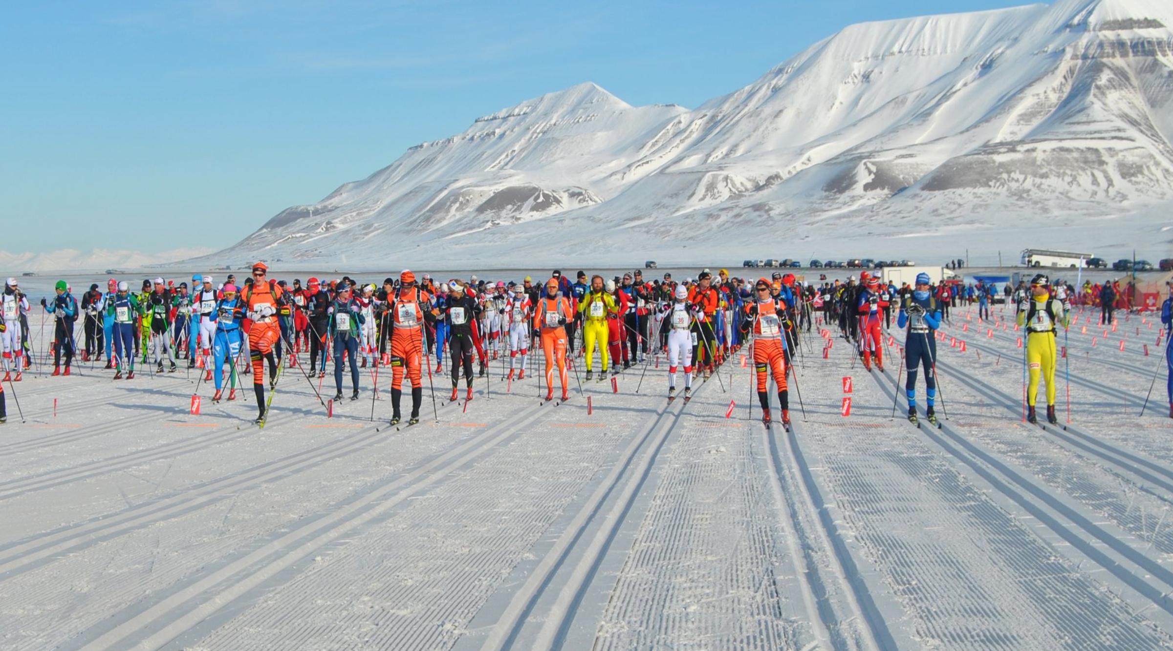 Nordligste skimaraton på Svalbard