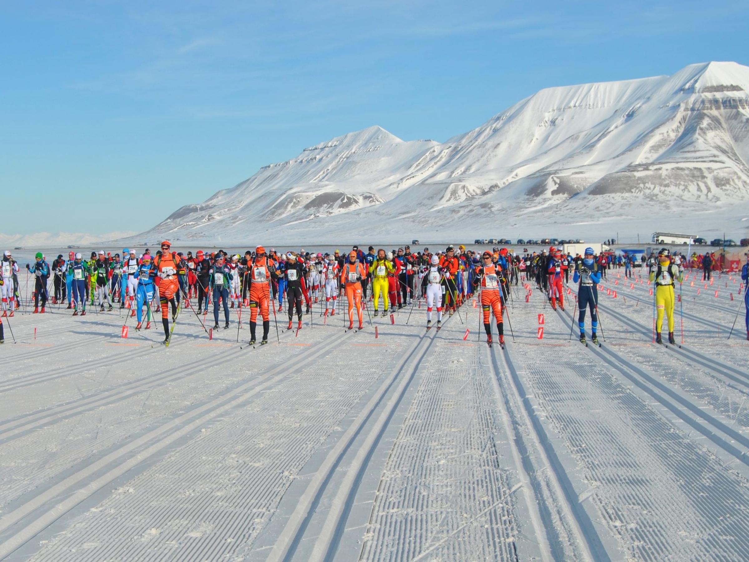 Nordligste skimaraton på Svalbard