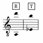 Image of the tessitura for the aria