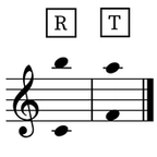 Image of the tessitura for the aria
