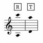 Image of the tessitura for the aria