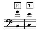 Image of the tessitura for the aria