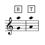Image of the tessitura for the aria