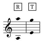 Image of the tessitura for the aria