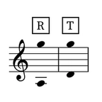 Image of the tessitura for the aria