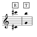 Image of the tessitura for the aria