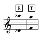 Image of the tessitura for the aria