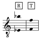 Image of the tessitura for the aria