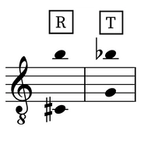 Image of the tessitura for the aria