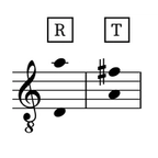 Image of the tessitura for the aria