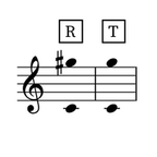 Image of the tessitura for the aria
