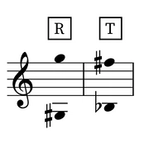 Image of the tessitura for the aria
