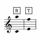 Image of the tessitura for the aria