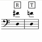 Image of the tessitura for the aria