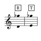 Image of the tessitura for the aria