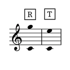 Image of the tessitura for the aria