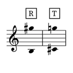 Image of the tessitura for the aria