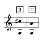 Image of the tessitura for the aria