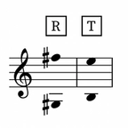Image of the tessitura for the aria