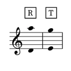 Image of the tessitura for the aria