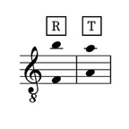 Image of the tessitura for the aria