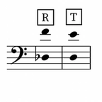 Image of the tessitura for the aria