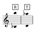 Image of the tessitura for the aria
