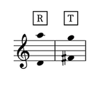 Image of the tessitura for the aria
