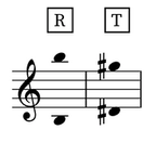 Image of the tessitura for the aria
