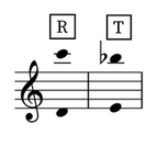 Image of the tessitura for the aria
