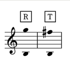 Image of the tessitura for the aria