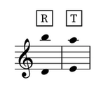 Image of the tessitura for the aria