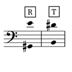 Image of the tessitura for the aria