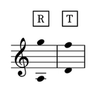 Image of the tessitura for the aria