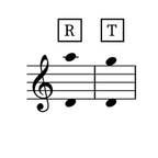 Image of the tessitura for the aria