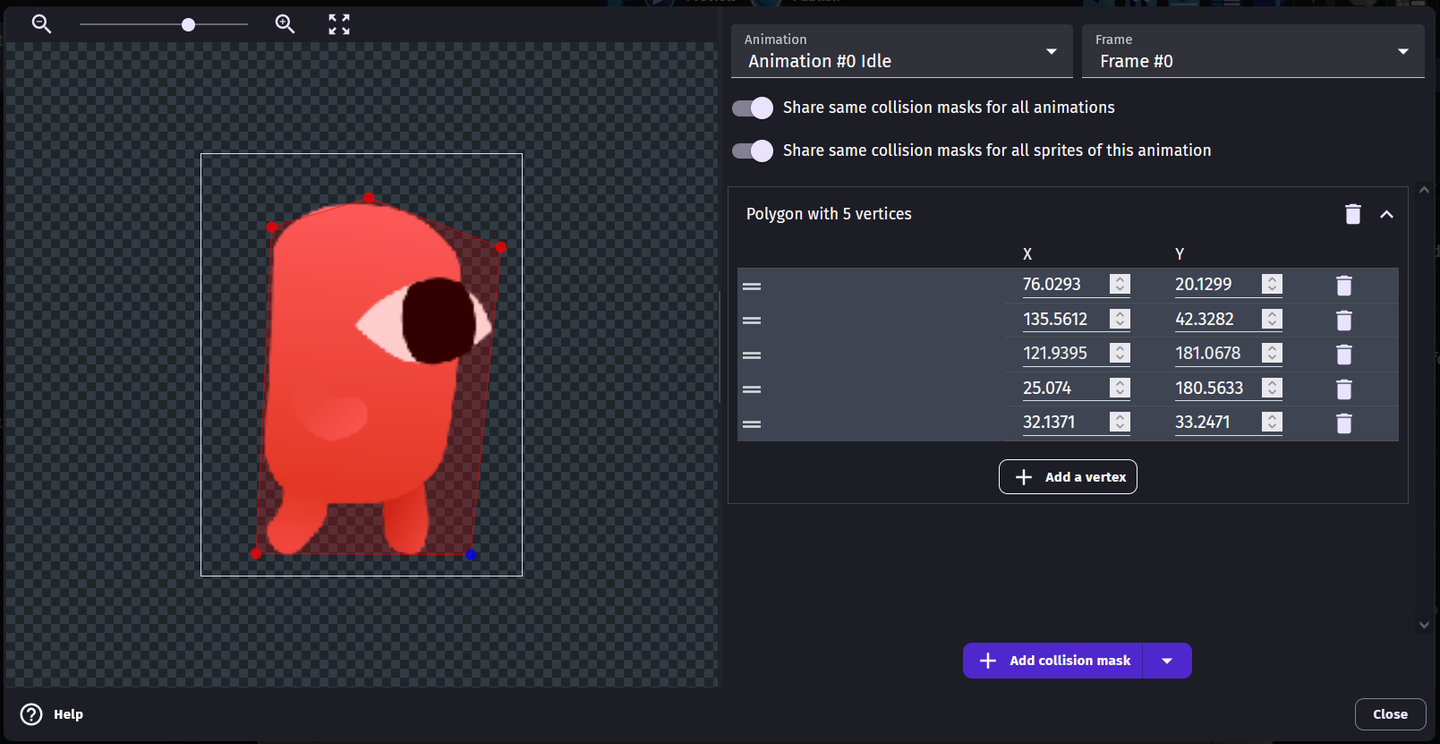 Editing animations.