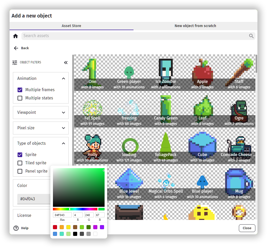 The Built-in Asset Store Allows You To Create Without Worrying About Assets.