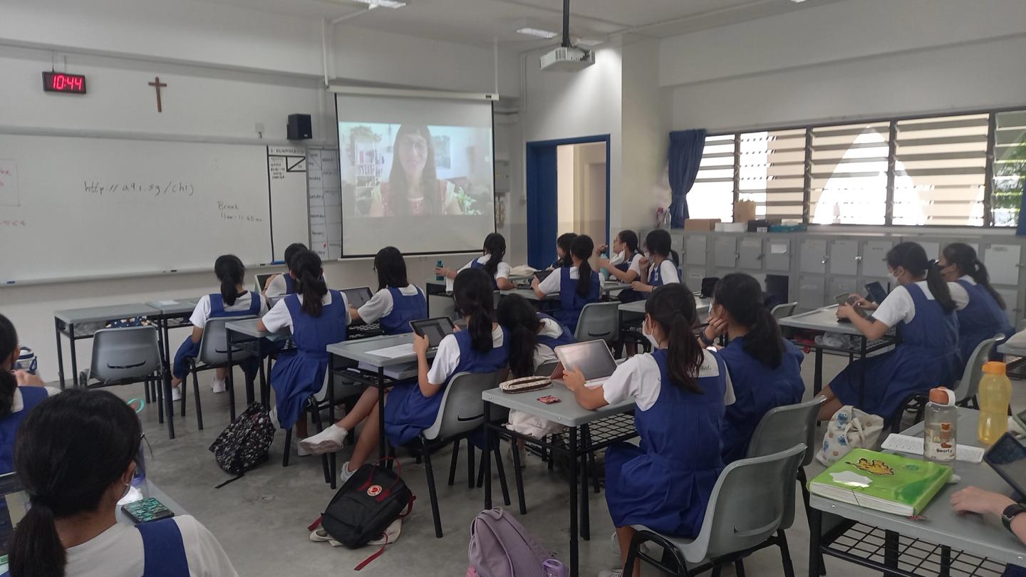 GDevelop's Product Designer Evaluz Luna "Speaks" at an All-Girls' Event in Singapore