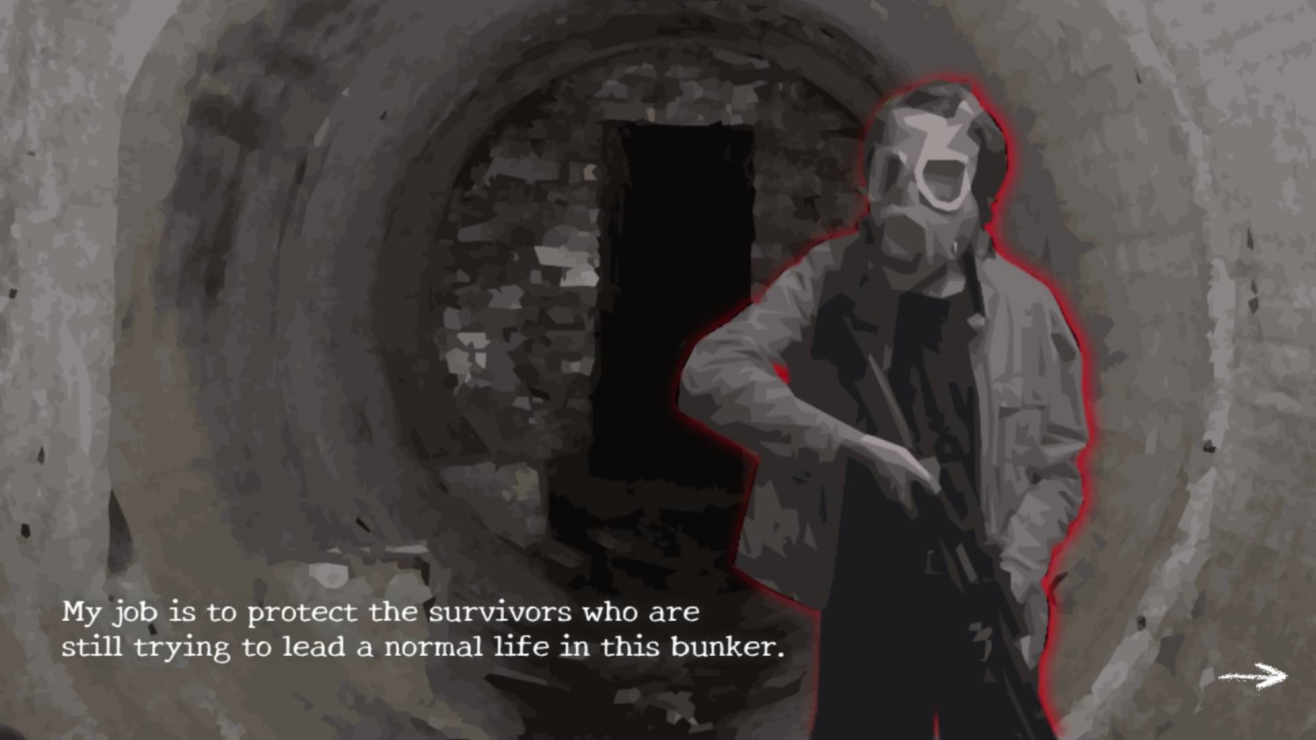 Would you go into the bunker? 