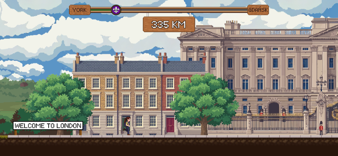 Sofie made it to London!