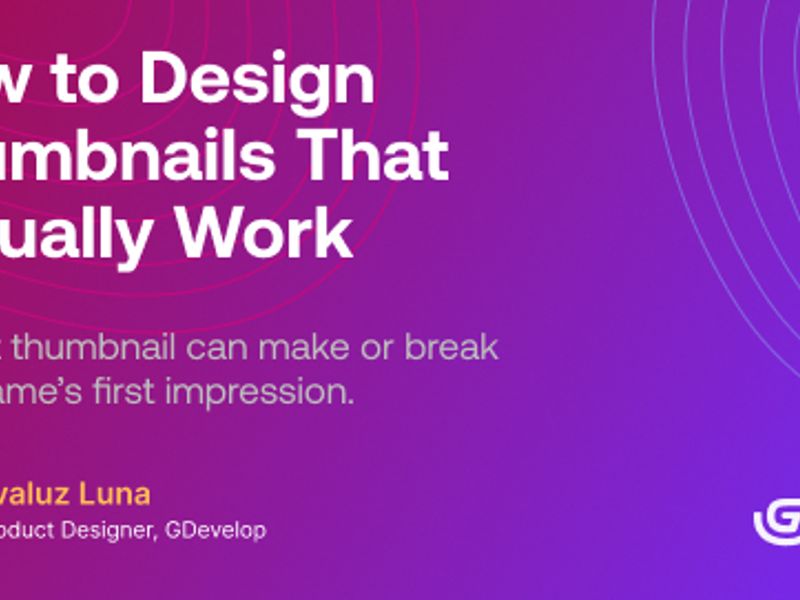 Thumbnail Sticker Developing How to Design Thumbnails That Actually Work | GDevelop