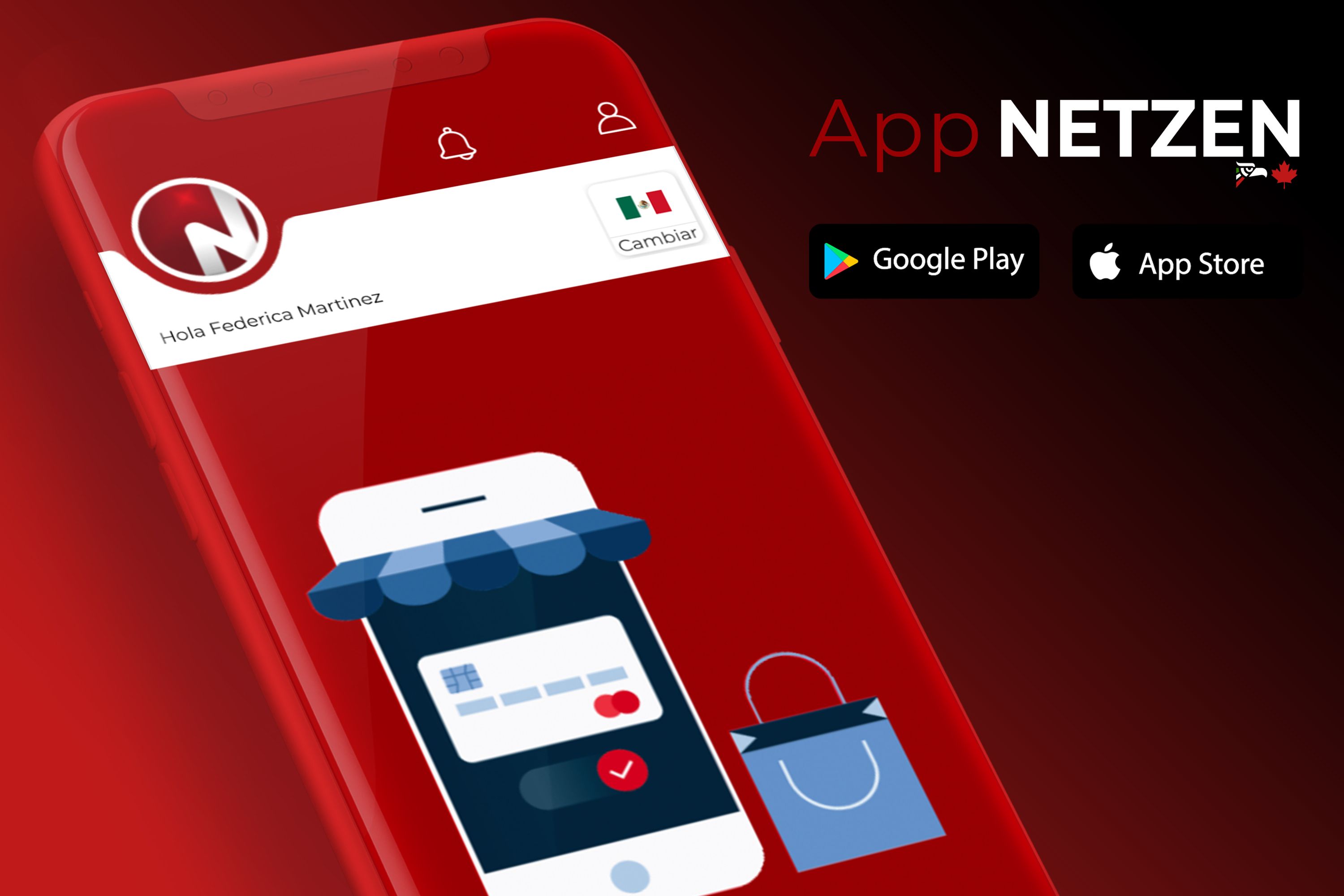 The Netzen App, created with GDevelop, is available on both iOS and Android.