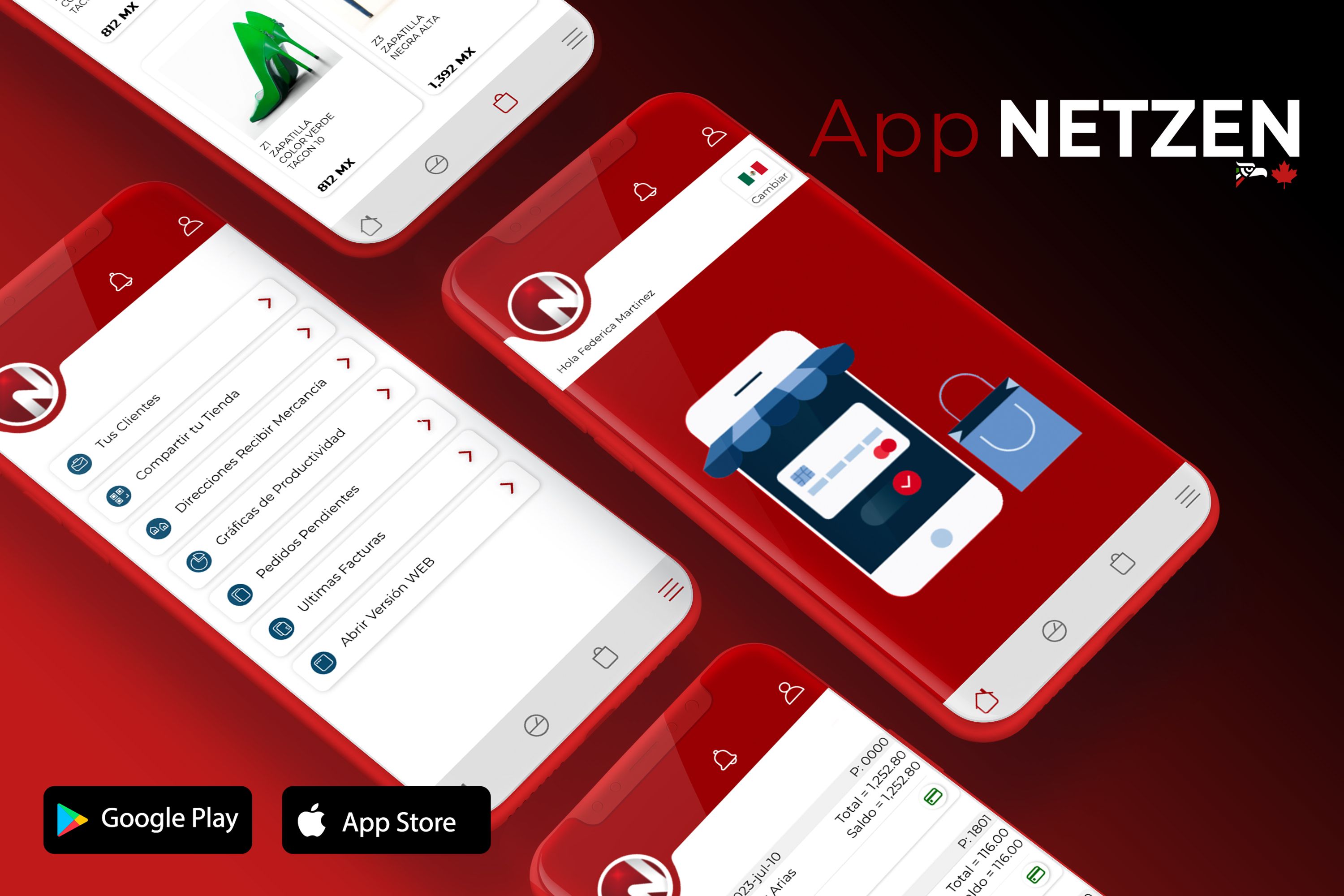 The NETZEN app. 