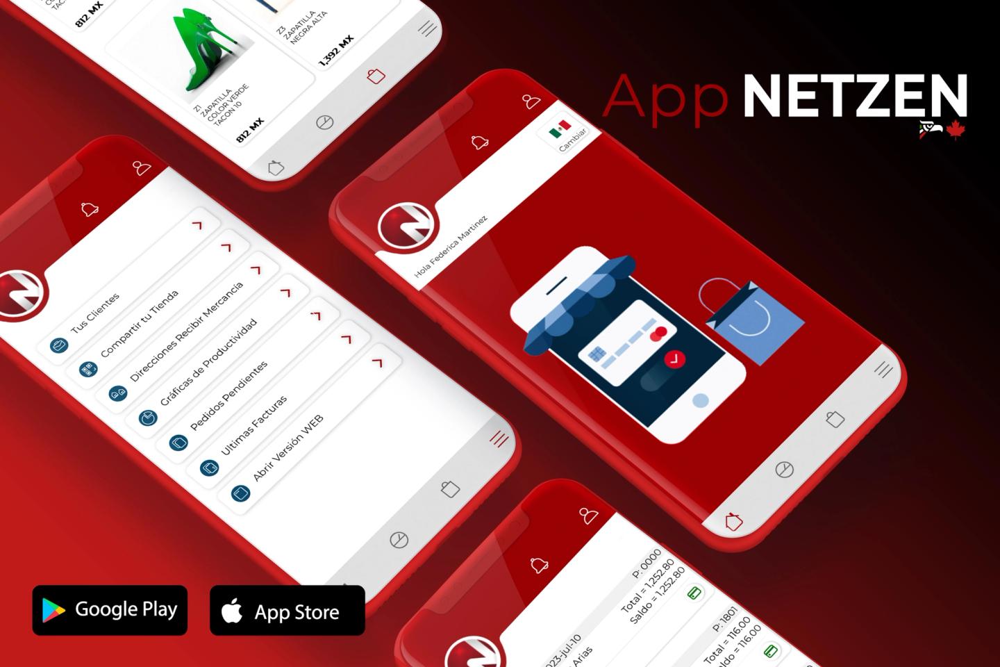 The NETZEN app.