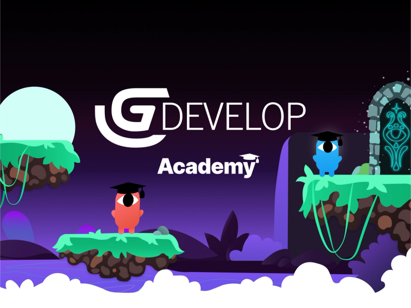 Game Development Tutorials in the GDevelop Academy | GDevelop